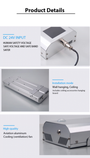 60W Far UV- 222nm excimer disinfection lamp with Sensor/Remote Control - Image 9